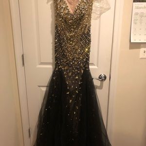Beaded Mermaid Gown